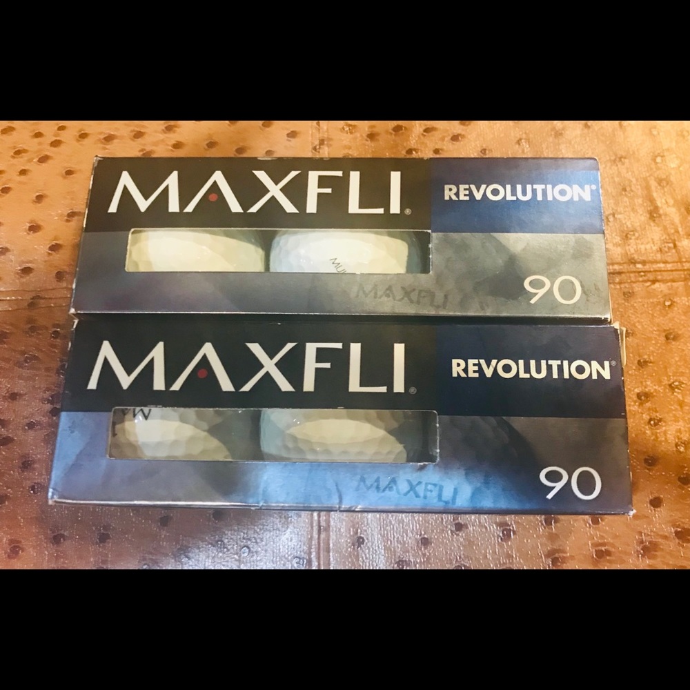 NIB VINTAGE MAXFLI REVOLUTION GOLF BALLS